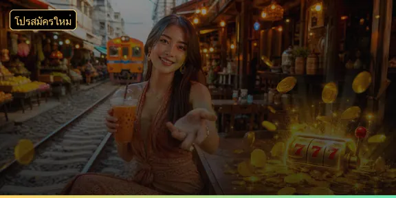 หน้าจอยืนยันโบนัสต้อนรับ 100% หลังฝากเงินครั้งแรกสำเร็จ